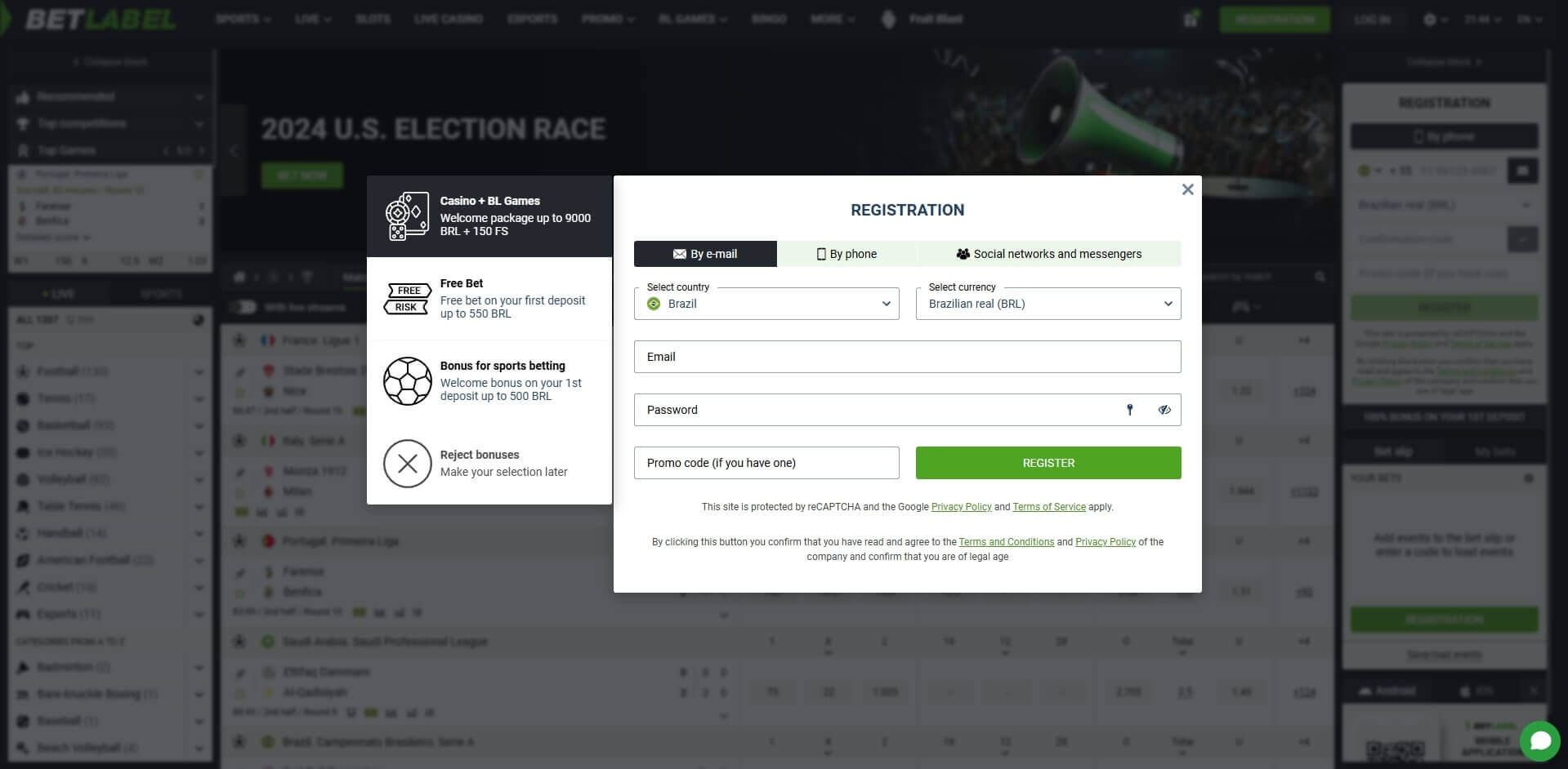BetLabel Sign Up BetLabel Account Registration Process