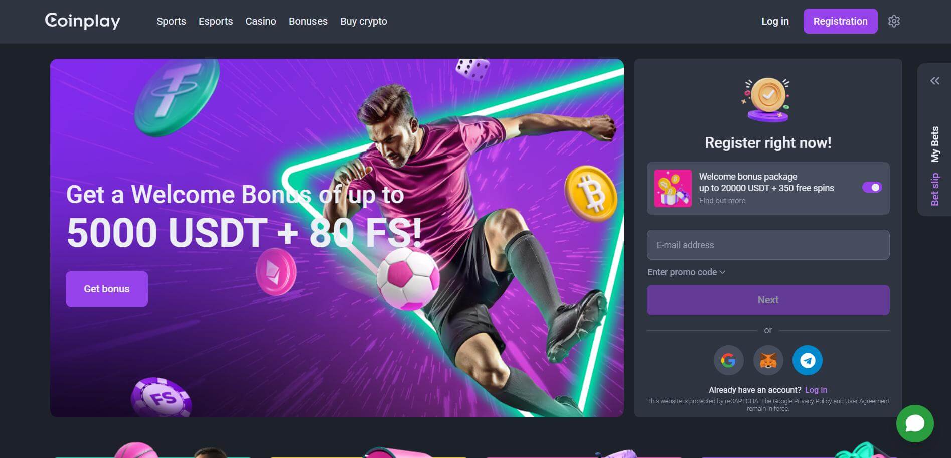 CoinPlay Sign Up Page CoinPlay New Account Registration