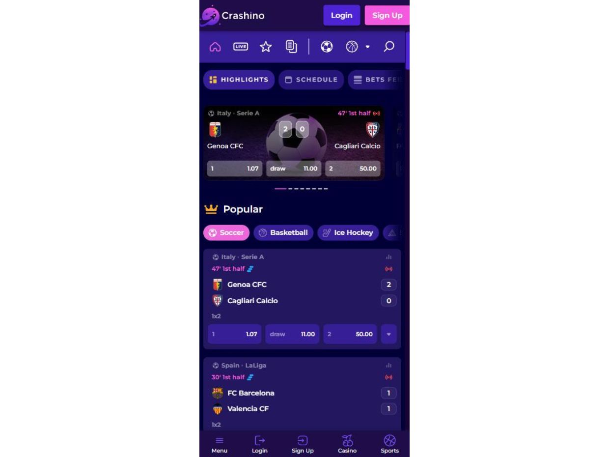 Crashino Mobile Version Review For A Smooth Betting Experience