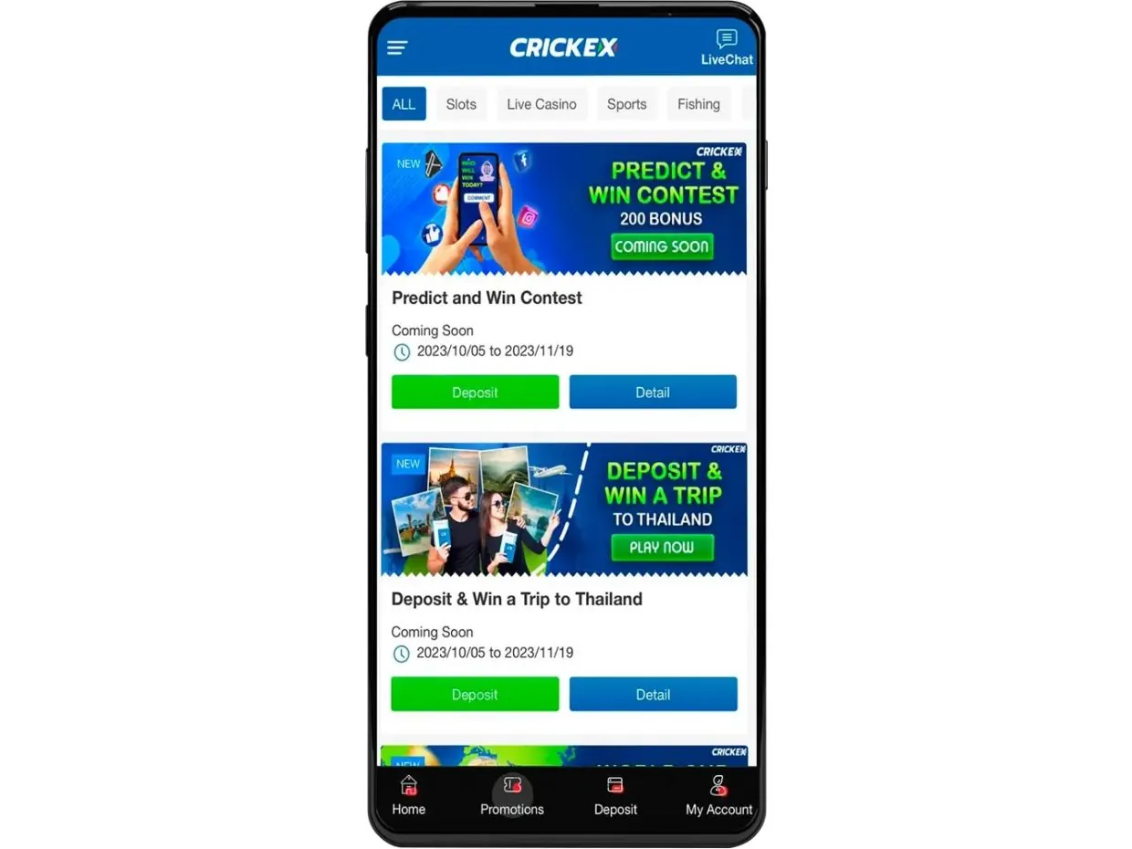 Explore CrickEx’s Mobile App Experience