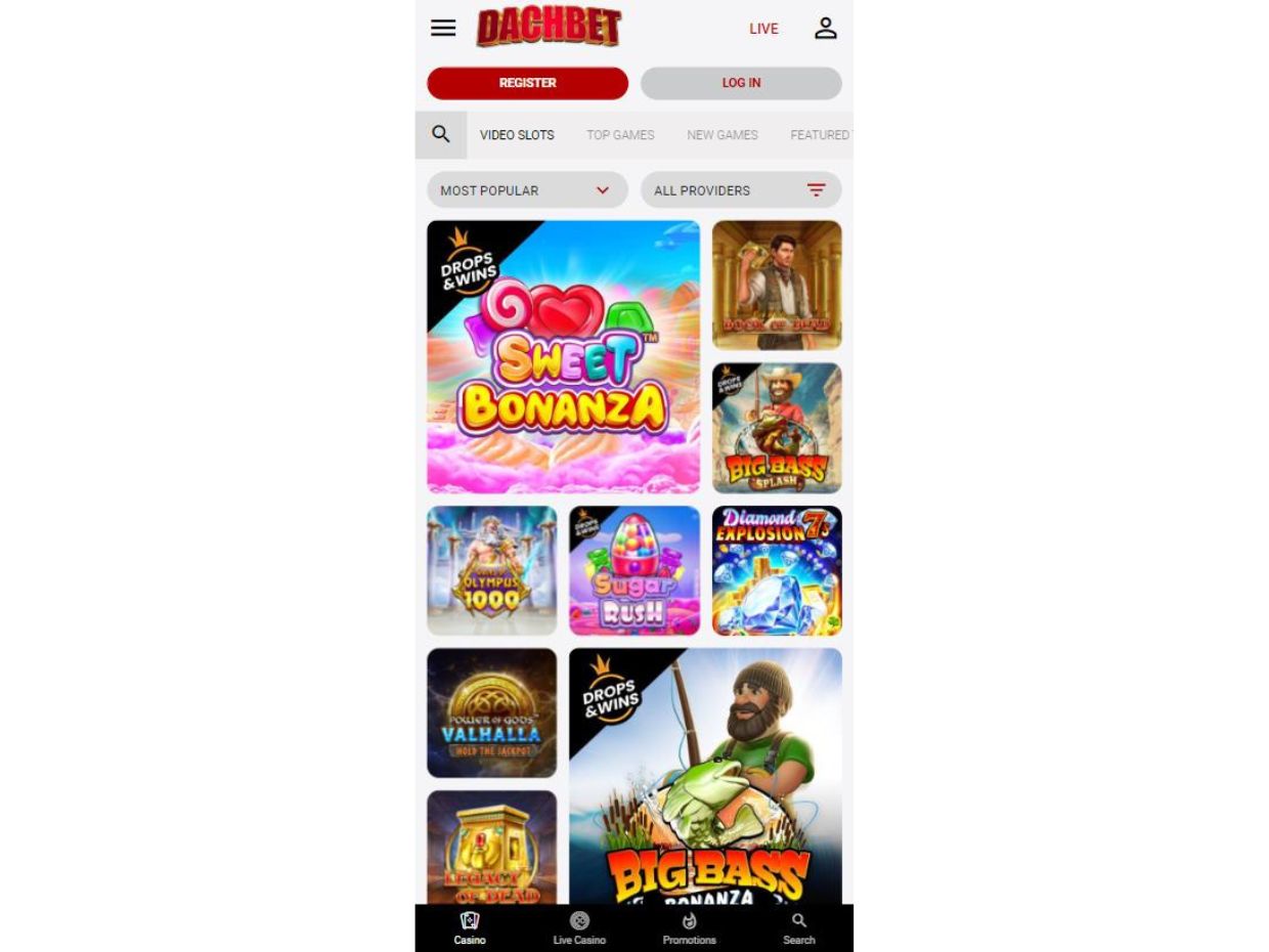 Enjoy Dachbet Casino on Your Mobile