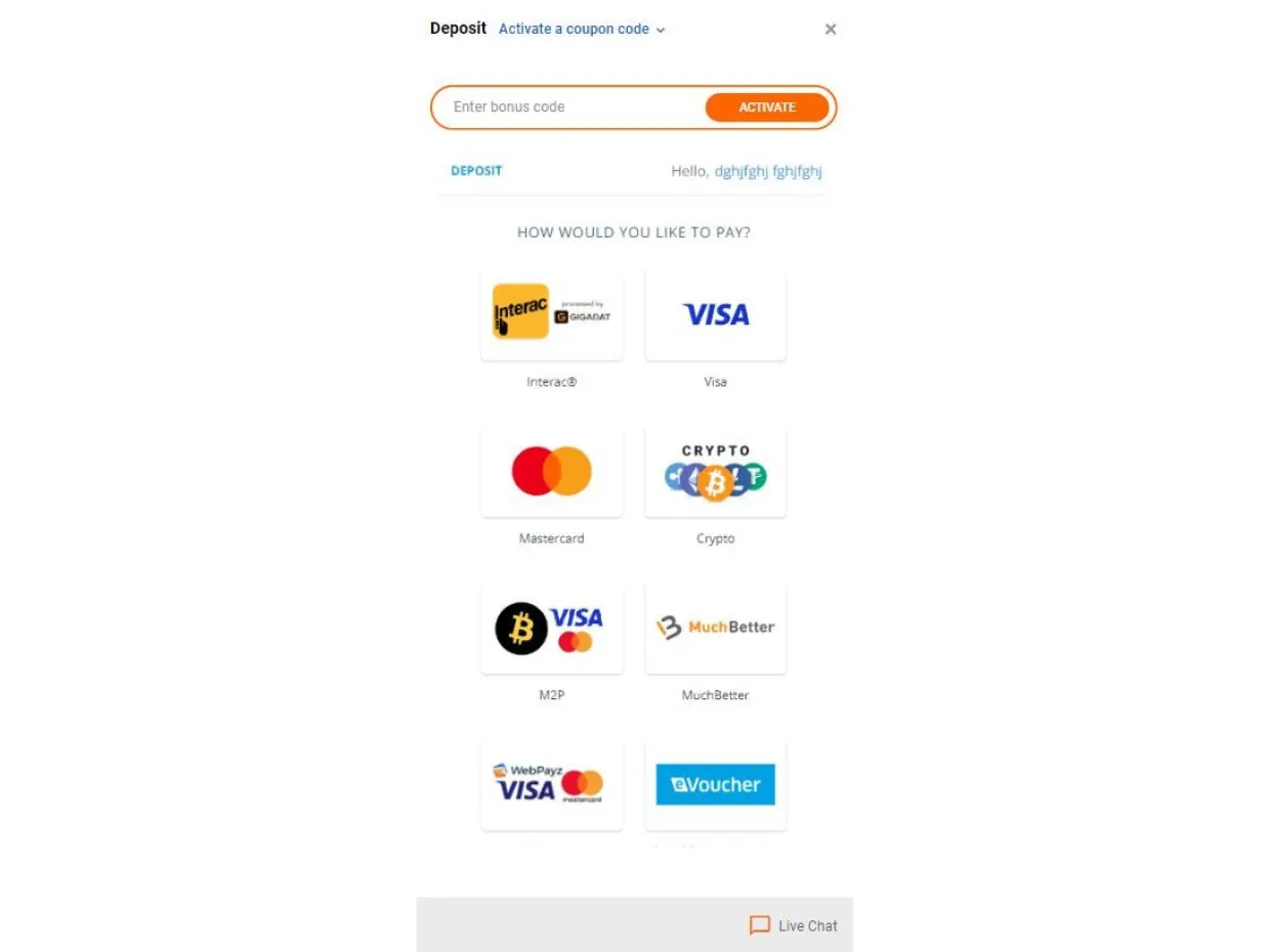 DreamBet Mobile Deposit DreamBet Mobile Website Deposit Methods