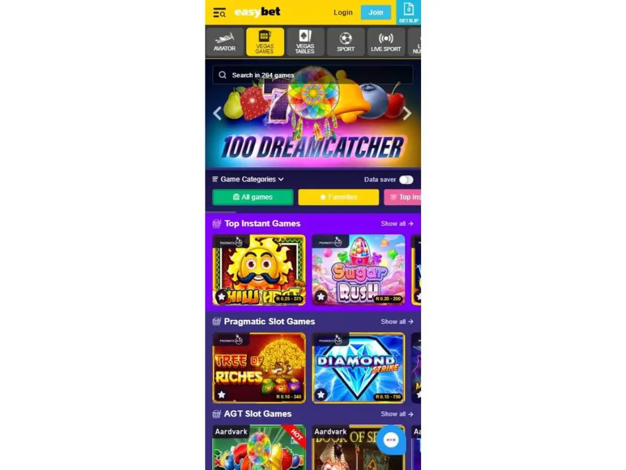Enjoy EasyBet Casino On-The-Go