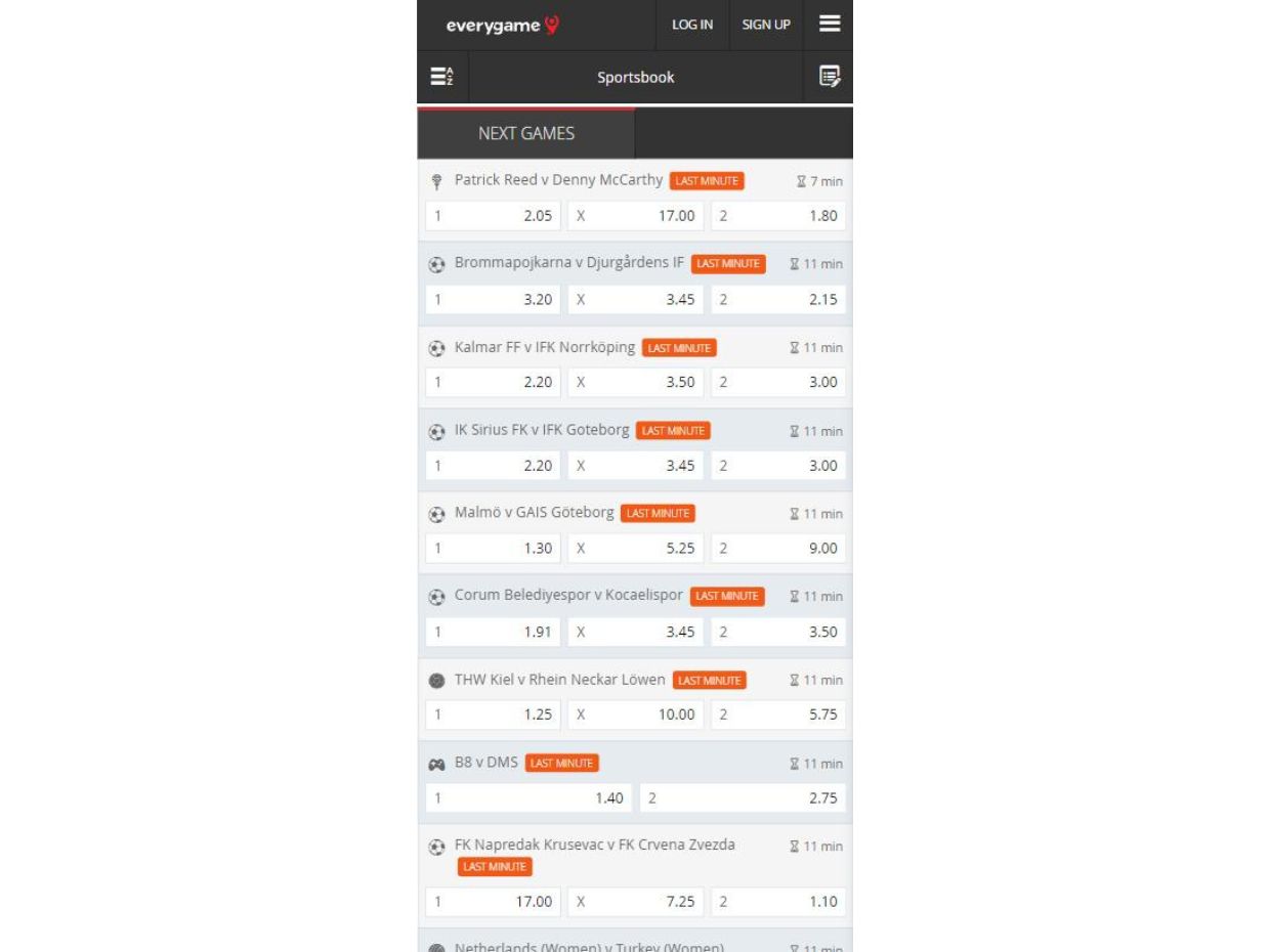 Explore EveryGame Mobile Betting Features