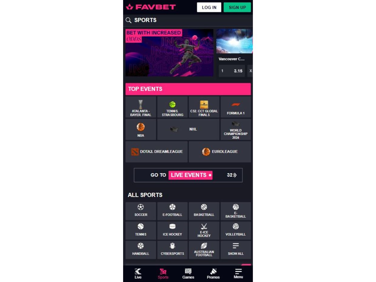 Explore FavBet Mobile Betting Options