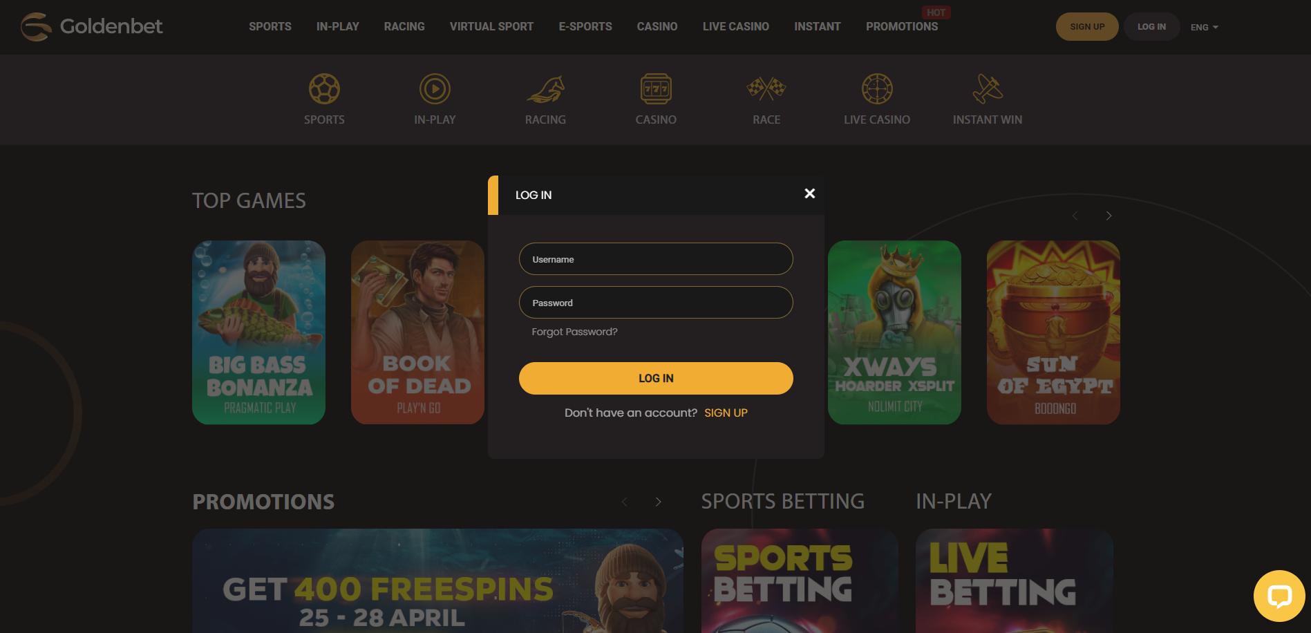 GoldenBet Login Process Secure Access to GoldenBet Account