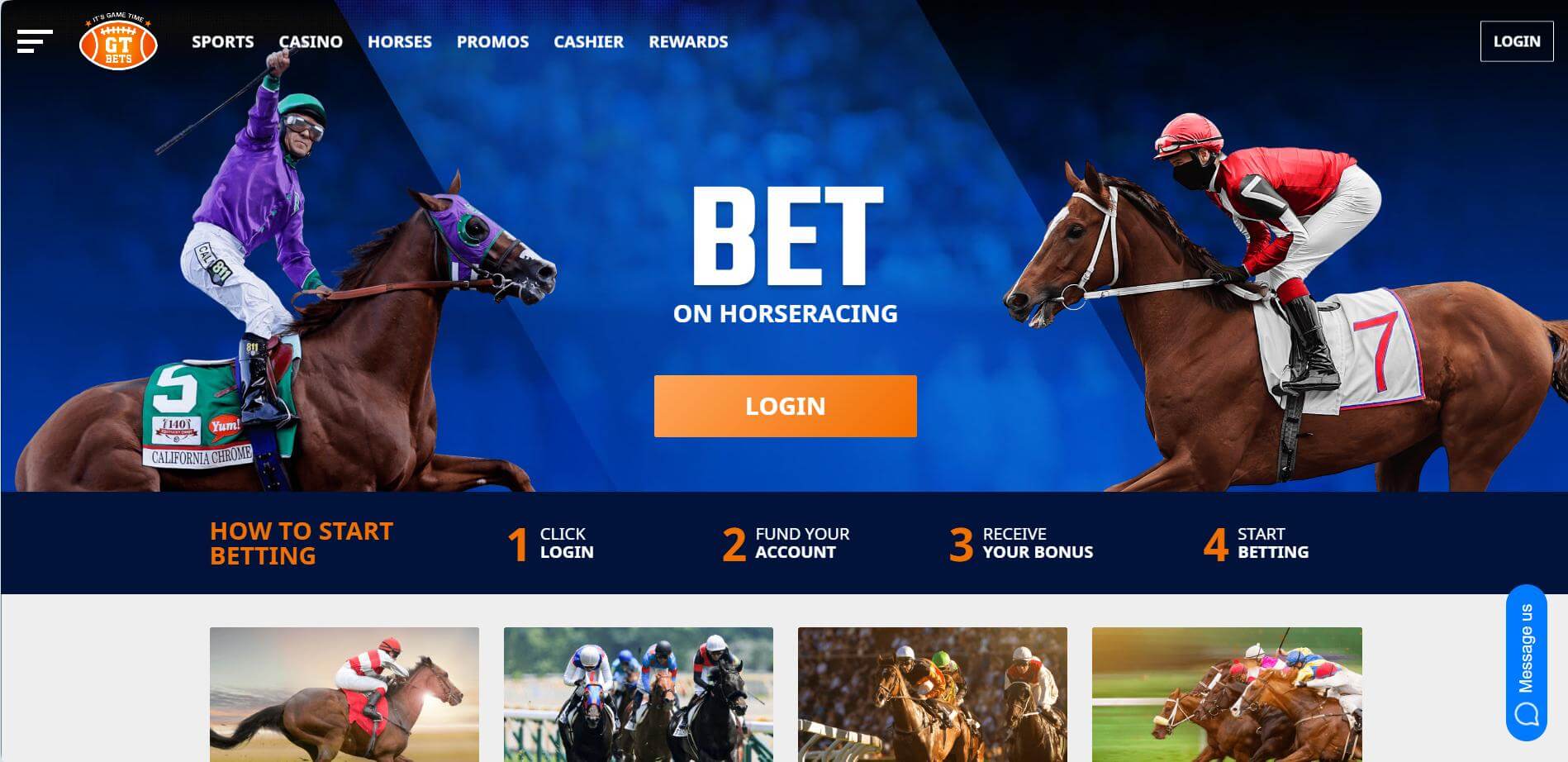 GTbets Racing Screen