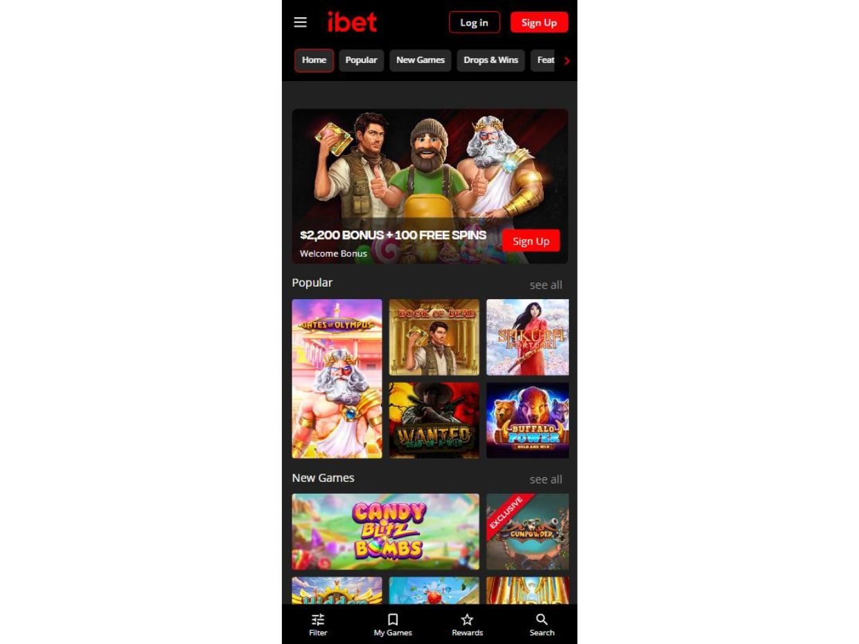 iBet Mobile Casino Play Casino Games on iBet Mobile
