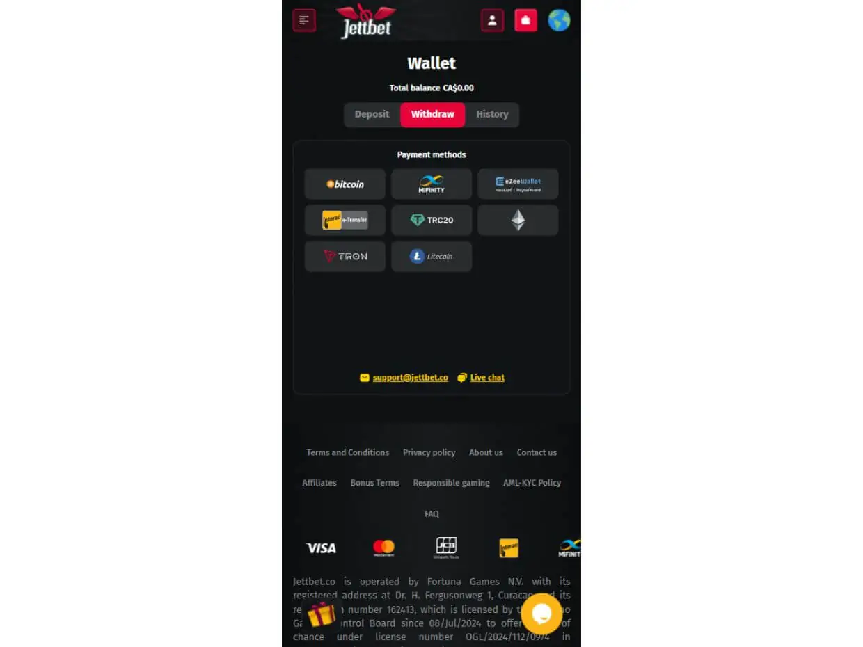 Jettbet Mobile Withdraw Mobile Withdraw Jettbet