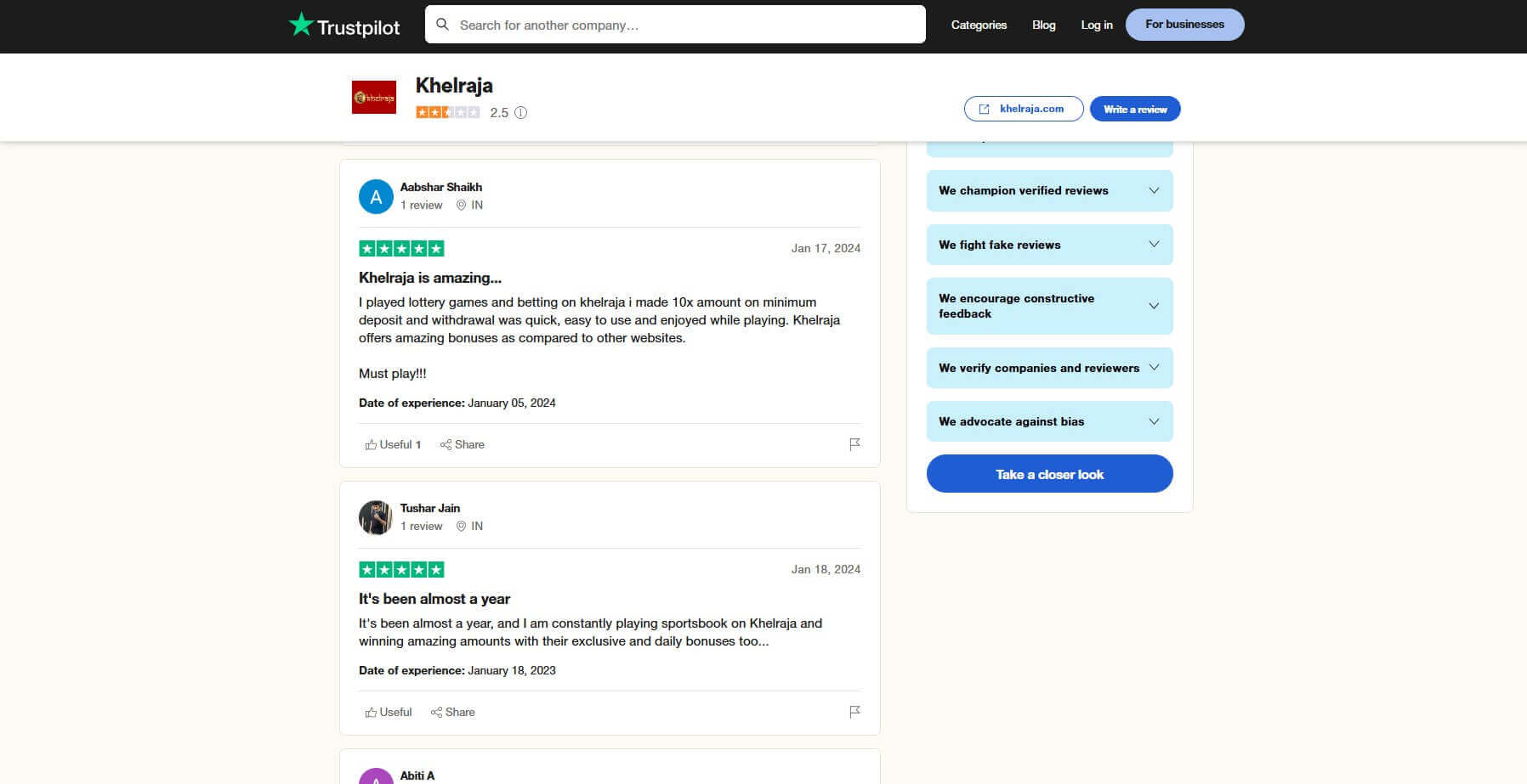 Khelraja Trustpilot Client Reviews Trustpilot Client Reviews Khelraja