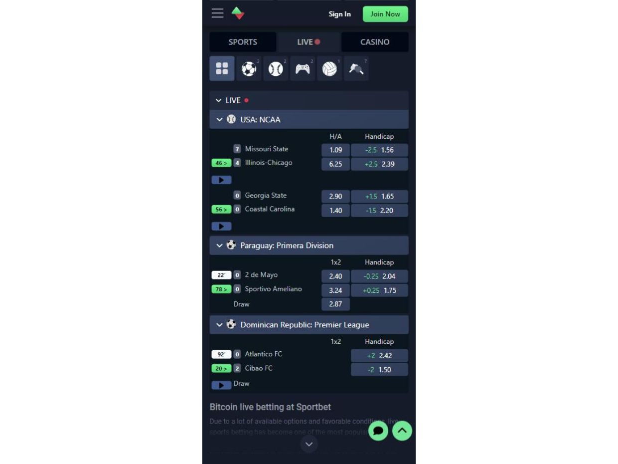 SportBet One Mobile Version For Seamless Live Betting Action