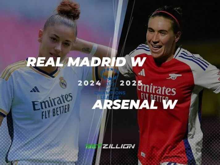 Real Madrid W Vs Arsenal W Predictions & Betting Odds (UEFA Women’s Champions League 2024/25 Playoffs)