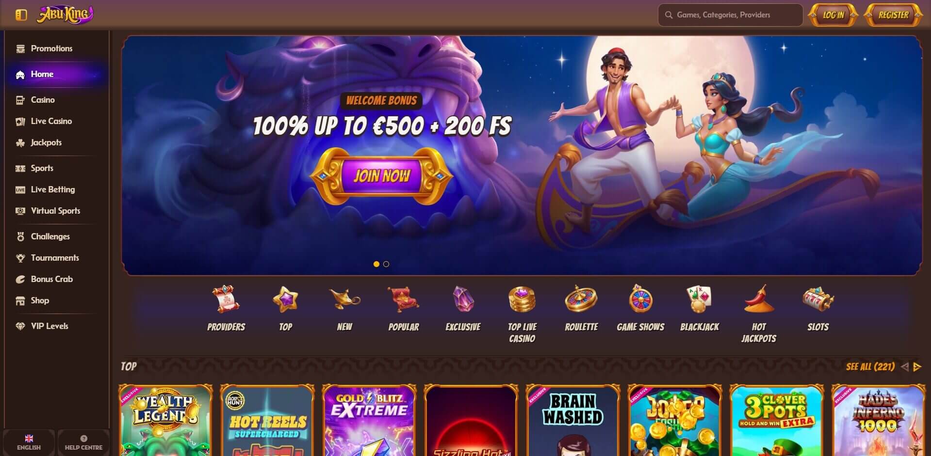 Abuking: Start Playing and Explore the Features