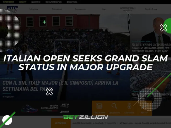 Italian Open Eyes Grand Slam Status Italian Open Eyes Grand Slam Status: Organizers Push for Prestigious Upgrade