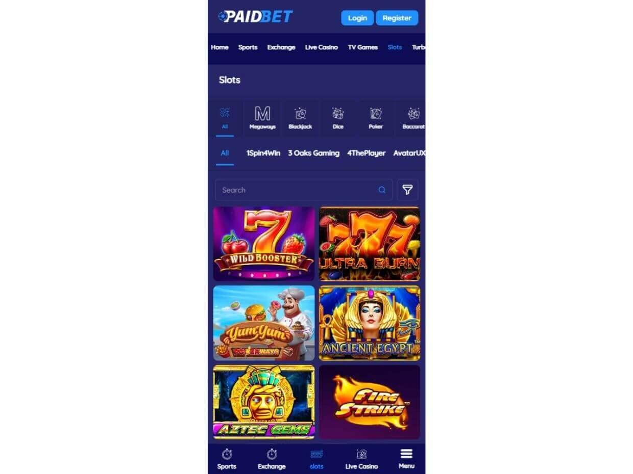 PaidBet Mobile Casino Mobile Casino PaidBet