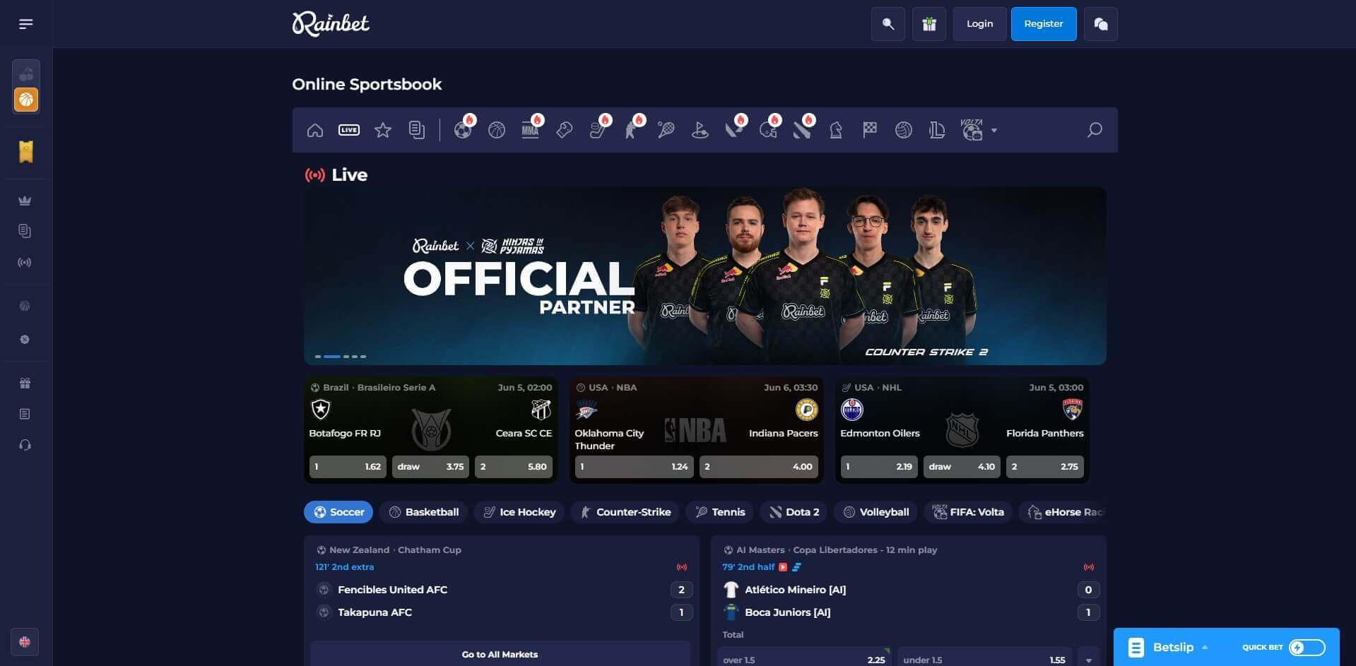 Rainbet Live Betting Real-Time Sports Betting on Rainbet