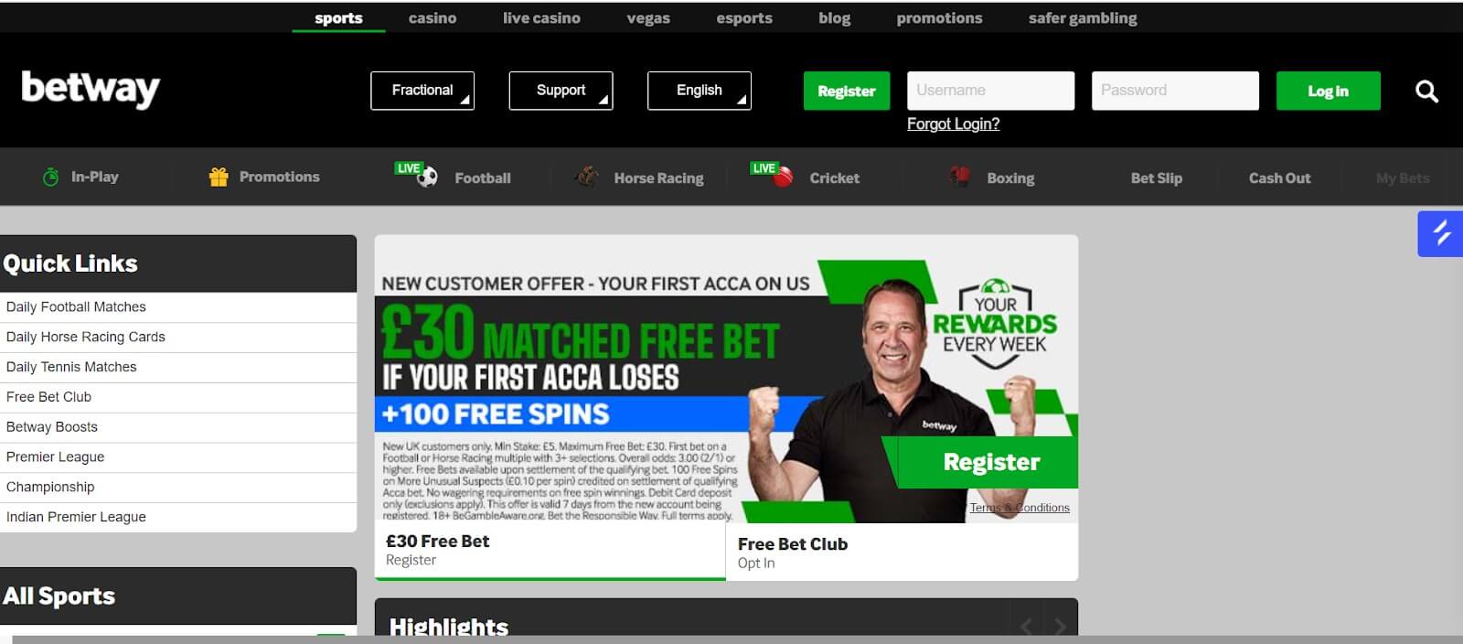 Betway Sign In 1 Betway Log In 1