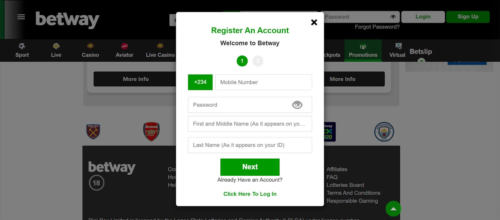 Betway Sign In 2 Betway Log In 2