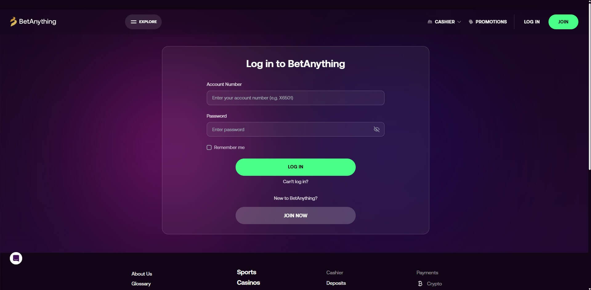 betanything-log-in Betanything Log In
