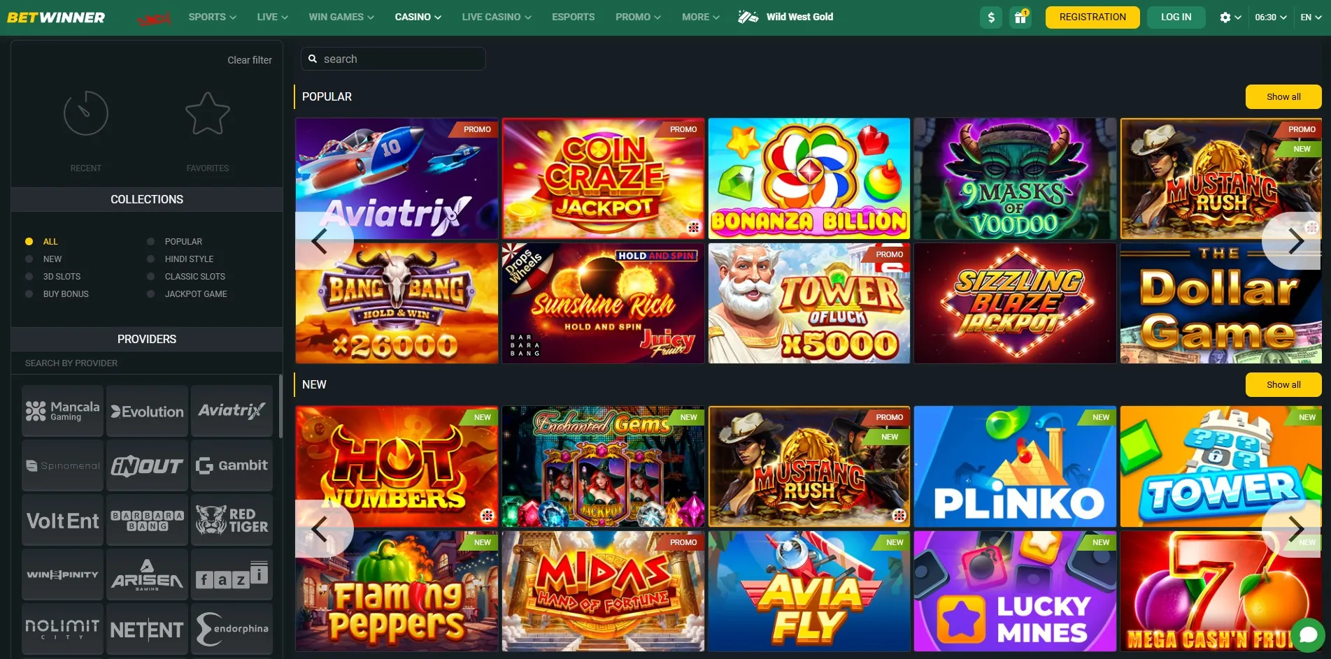 Betwinner Casino in South Africa