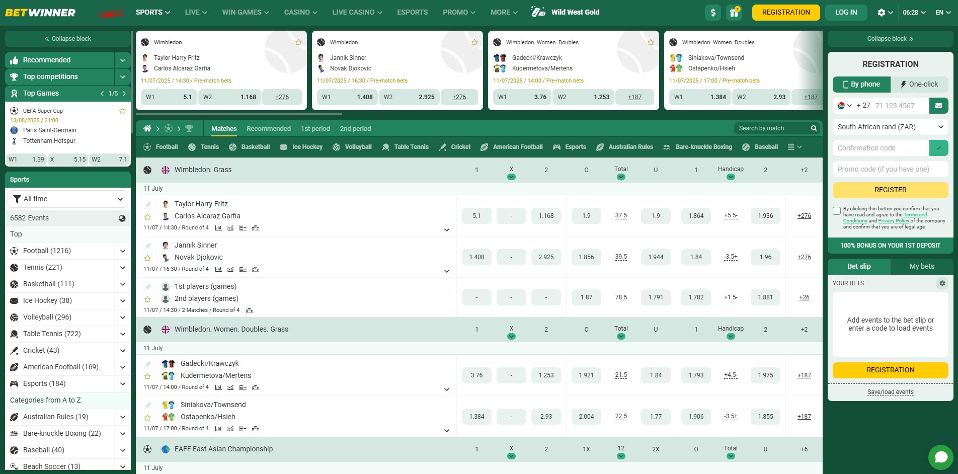 Betwinner Review in South Africa