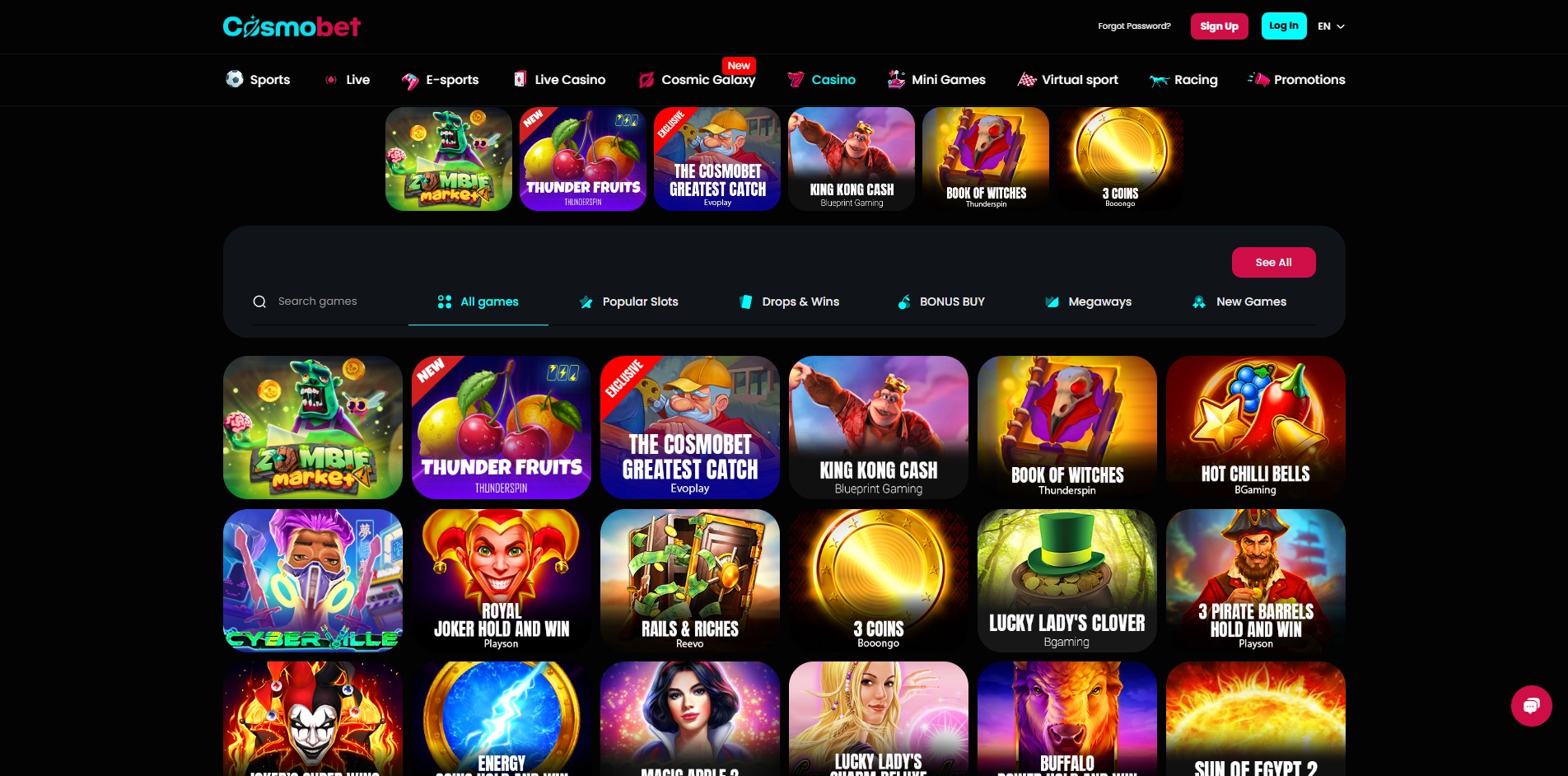 Cosmobet Casino In The UK