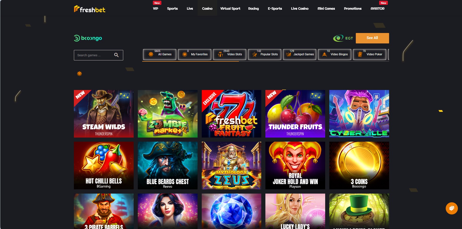 Freshbet Casino in the UK