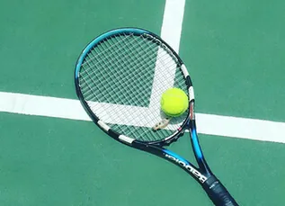 Tennis court in action for Betzillion main section
