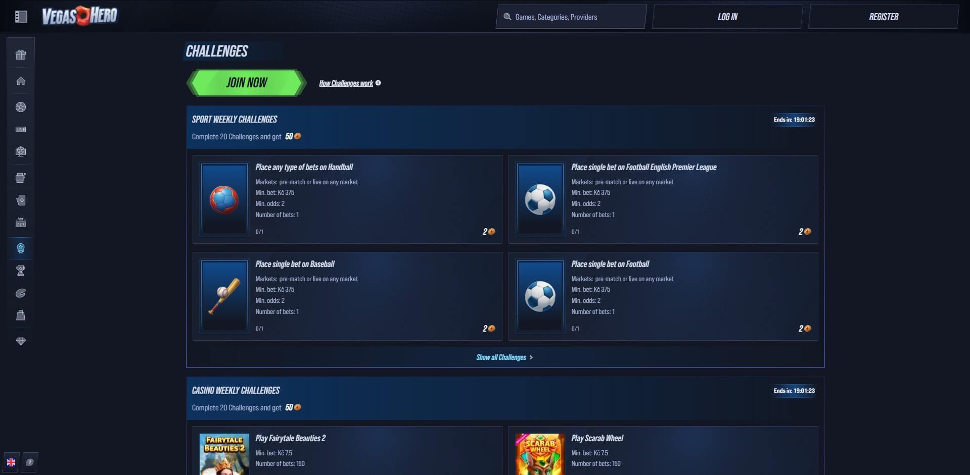 vegashero-challenges Vegashero Challenges